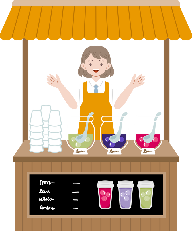 drink stall clipart